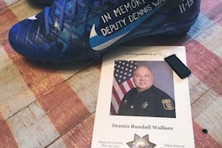 On Thanksgiving, Indianapolis Colts player Matt Overton wore a special pair of cleats in honor of fallen California deputy Dennis Wallace. (Photo: Matt Overton/Facebook)