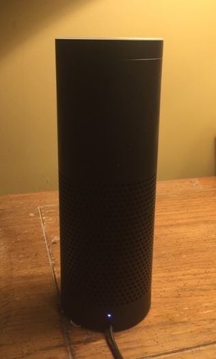 The Amazon Echo is always listening for its wake word. It records once it hears the wake word. Arkansas officers are hoping it recorded evidence of a murder. (Photo: Police Magazine)