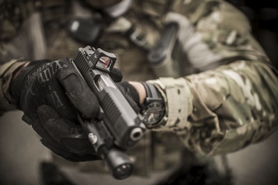 Trijicon RMR reflex sight mounted on handgun. (Photo: Trijicon)