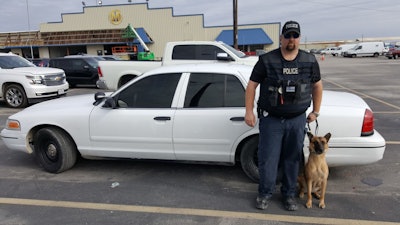 Universal K9 provided a grant to put K-9 Berry with her new handler. (Photo: Facebook)