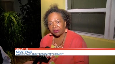 Stuart, FL, Mayor Eula Clarke admits to making a comment implying one of her officers was a pig. But she says she has high regard for law enforcement officers. (Photo: Screen shot from CBS 12 video)