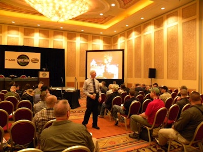 Instructor teaching trainees at last year’s Law Enforcement Education Program. (Photo: POLICE Magazine)