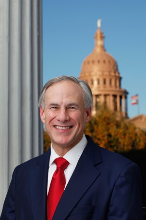 Texas Gov. Greg Abbott (official photo)