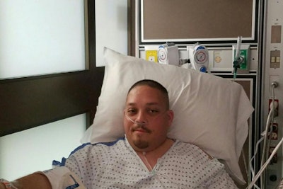 Officer Brian Southerland underwent surgery after he was shot. (Photo: GoFundMe)