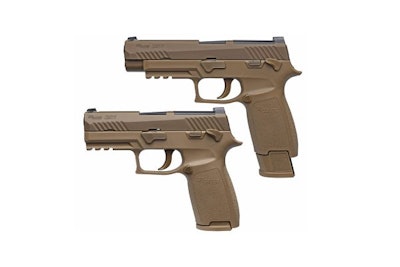 The SIG Sauer P320 has been chosen as the U.S. Army's next service pistol, ending a long and arduous bidding and evaluation process that involved multiple handgun makers. (Photo: SIG Sauer)
