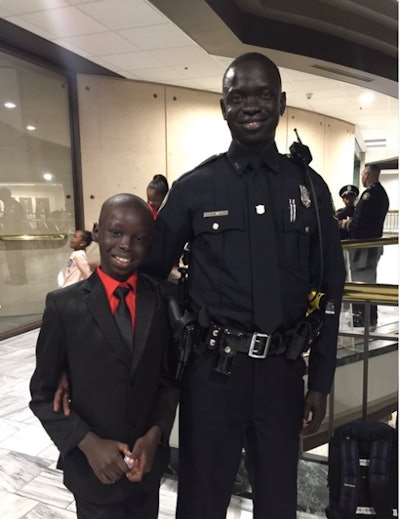 Joseph Mach came to Georgia as a war orphan from Sudan. He is now an American citizen and an Atlanta police officer. (Photo: Atlanta PD via Twitter)
