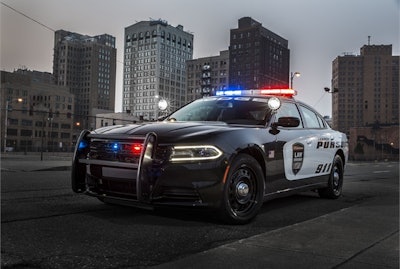 The 2017 Charger Pursuit now comes with an ambush detection system that alerts officers if someone is approaching the car from the rear while it is parked. (Photo: Chrysler)