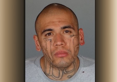 Michael Christopher Mejia is suspected of killing Whittier, CA, police officer Keith Boyer on Monday. (Photo: LASD)