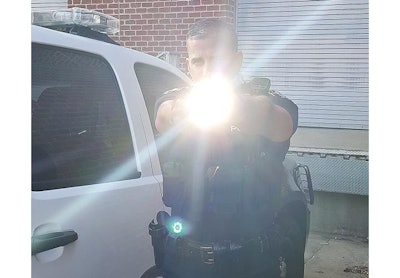 A weapon light can be used even in daylight to provide officers some concealment. (Photo: Brian Marshall)