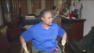 Jersey City, NJ, Officer Cora Kerton is fighting for benefits. She was paralyzed on duty. (Photo: Pix 11 screen shot)