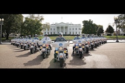 Special Events motor officers brave the elements to escort dignitaries as well as interact with citizens and international tourists. (Photo: Darren Edwards)