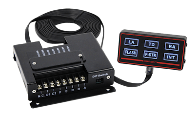 Code 3's Remote Rocker Max Pak Switch allows users to program, customize, and control warning packages with a single switch box.
