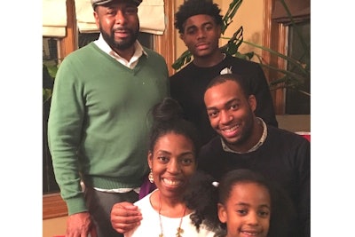 Officer Johnson, a married father of three and a 14-year member of the Detroit Police Department, was shot in the head responding to a domestic violence call. (Photo: GoFundMe)