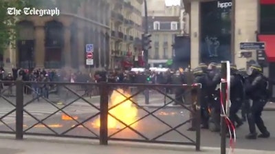 M 2017 05 01 1515 Paris Riots Police Injured 1