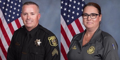 Deputy Jason Garner, 41, and community service officer Raschel Johnson, 42, were killed after the car they were in crashed. (Photo: Stanislaus County Sheriff)