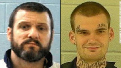Donnie Russell Rowe and Ricky Dubose escaped Tuesday from a Georgia Department of Corrections bus. Two guards were killed during the escape. (Photo: Georgia DOC)
