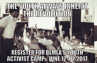 Twitter post promoting the Black Lives Matter-Los Angeles summer camp. (Photo: Twitter)