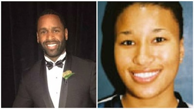 Capitol Police officers David Bailey and Crystal Griner (Twitter/Hood College)