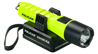 M Pelican 3310r Rechargeable Flashlight Led In Charger 1