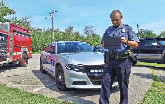 Not every agency is currently positioned to benefit from FirstNet, but that will change as more start issuing smartphones and other such devices to their officers. (Photo: FirstNet)