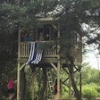 Watertown, NY-area officers completed a treehouse for the daughter of a fallen state trooper. (Photo: New York State Police)