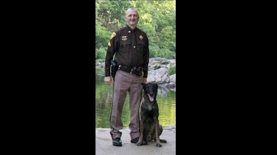 Yancey County, SC, sheriff's K-9 Chris was shot and killed in a kennel outside his handler's home. (Photo: Yancey County SO)