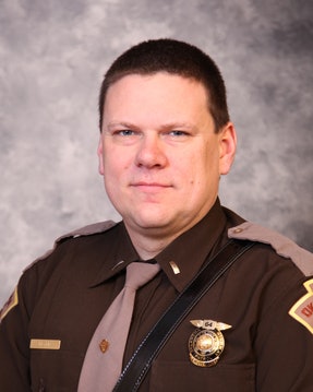 Lt. D. Heath Meyer of the Oklahoma Highway Patrol was critically injured during a Friday night pursuit. Authorities say he was struck by another OHP vehicle during a crash precipitated by the suspect. (Photo: OHP)