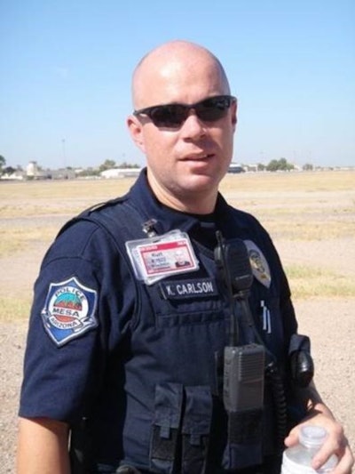 Officer Kurt Allen Carlson was killed in an off-duty motorcycle crash (Photo: Mesa PD)
