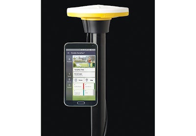 Trimble Catalyst software-defined Global Navigation Satellite System (GNSS) receiver for Android devices (Photo: Trimble)