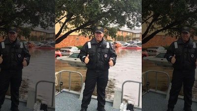 Officer Norbert Ramon has helped save hundreds of people from Hurricane Harvey's floodwaters. (Photo: Ramon family)