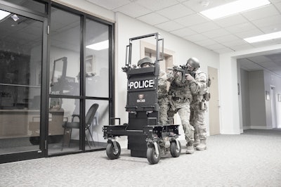 Special Ops Bunker's SOB gives officers portable ballistic protection. Photos: Special Ops Bunker.