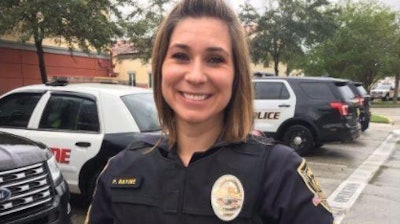 Sgt. Patricia Ravine has returned to work 14 months after a vehicle struck her on duty. (Photo: Davie Police Department)
