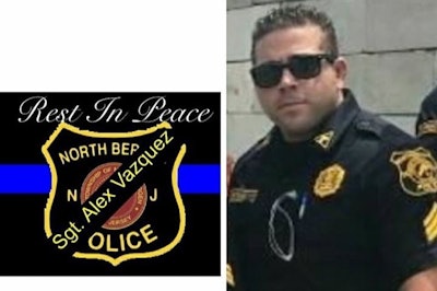 Sgt. Alexander Vazquez of the North Bergen (NJ) Police Department died of an apparent self-inflicted gunshot wound. (Photo: North Bergen PD/Facebook)