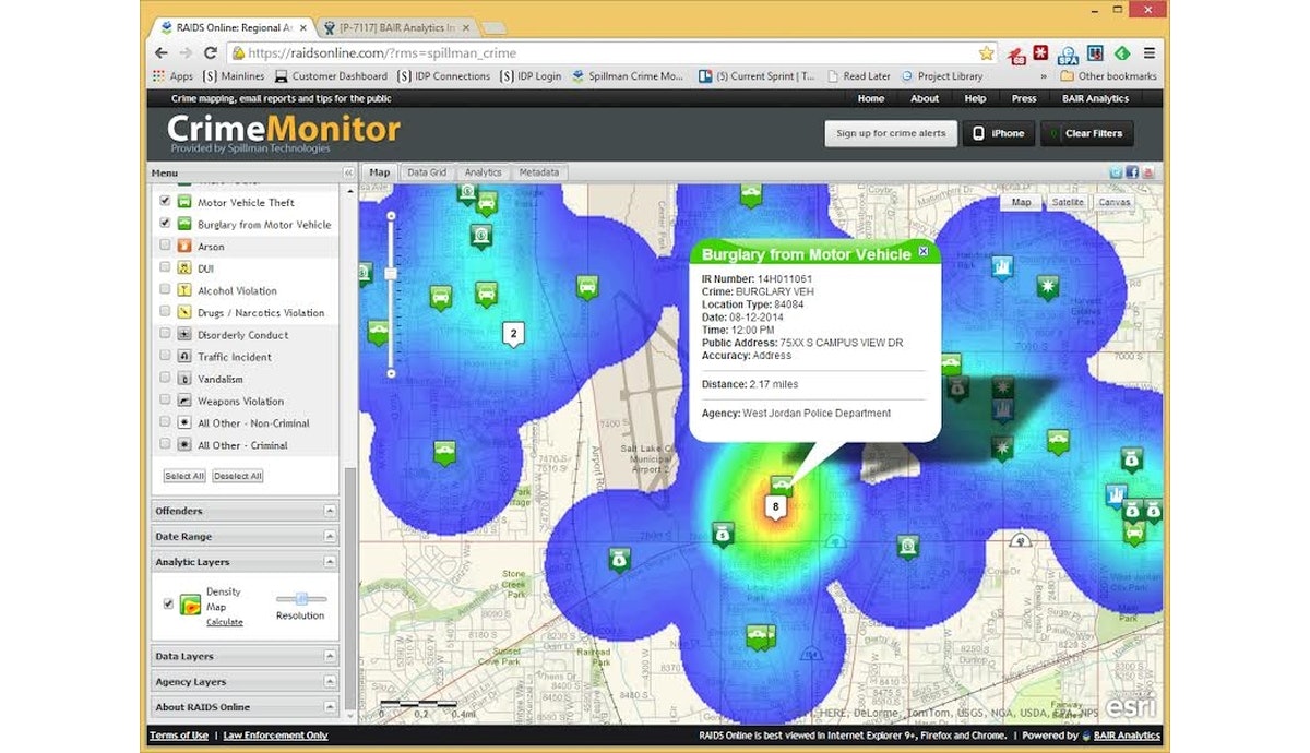 Spillman Flex From Spillman Technologies Police Magazine