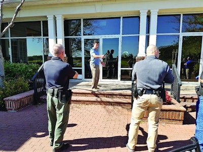 Officer-instructors were trained to use a proactive response protocol for psycho-medical emergencies. Scenarios tested their mastery of the techniques. Photo: Martinelli and Associates