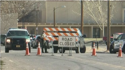 Law enforcement responded to a school shooting in rural Aztec, NM, Thursday. Two students and the suspect were killed. (Photo: KQRE Screen shot)