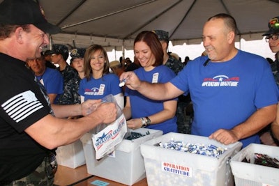 Volunteers assembling Care Kits for First Responders and Deployed Troops. (Photo: Operation Gratitude)
