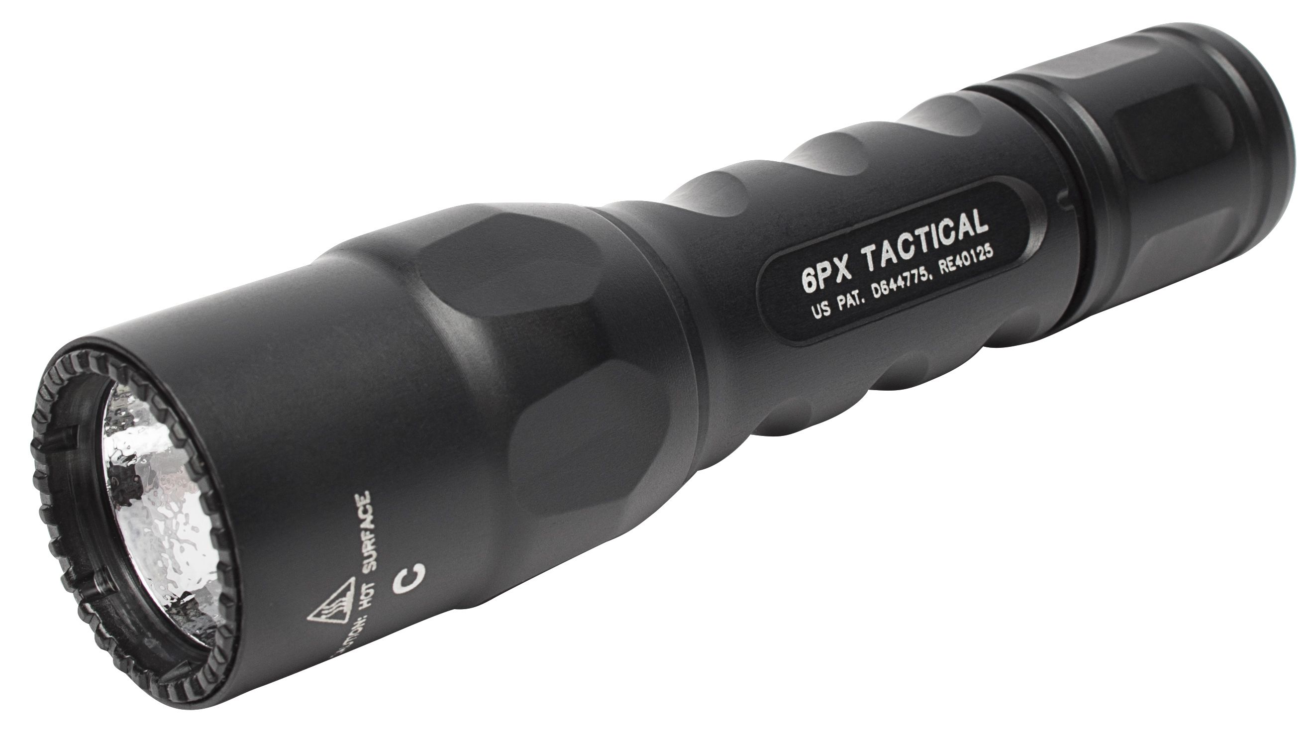 SureFire 6PX TacticalSingle-Output LED Flashlight: The 6PX Tactical provides a single output level—a brilliant, penetrating 600-lumen beam. It features a high-strength aerospace aluminum body that's been hard anodized to military specifications and SureFire's classic tactical tailcap switch—press for momentary-on, twist for constant-on.