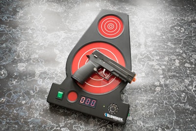 Blowback Laser Trainer practice gun and target (Photo: Blowback Laser Trainer)