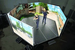 VirTra's judgment scenarios are shot in high-resolution video or rendered in CGI. Photo: VirTra