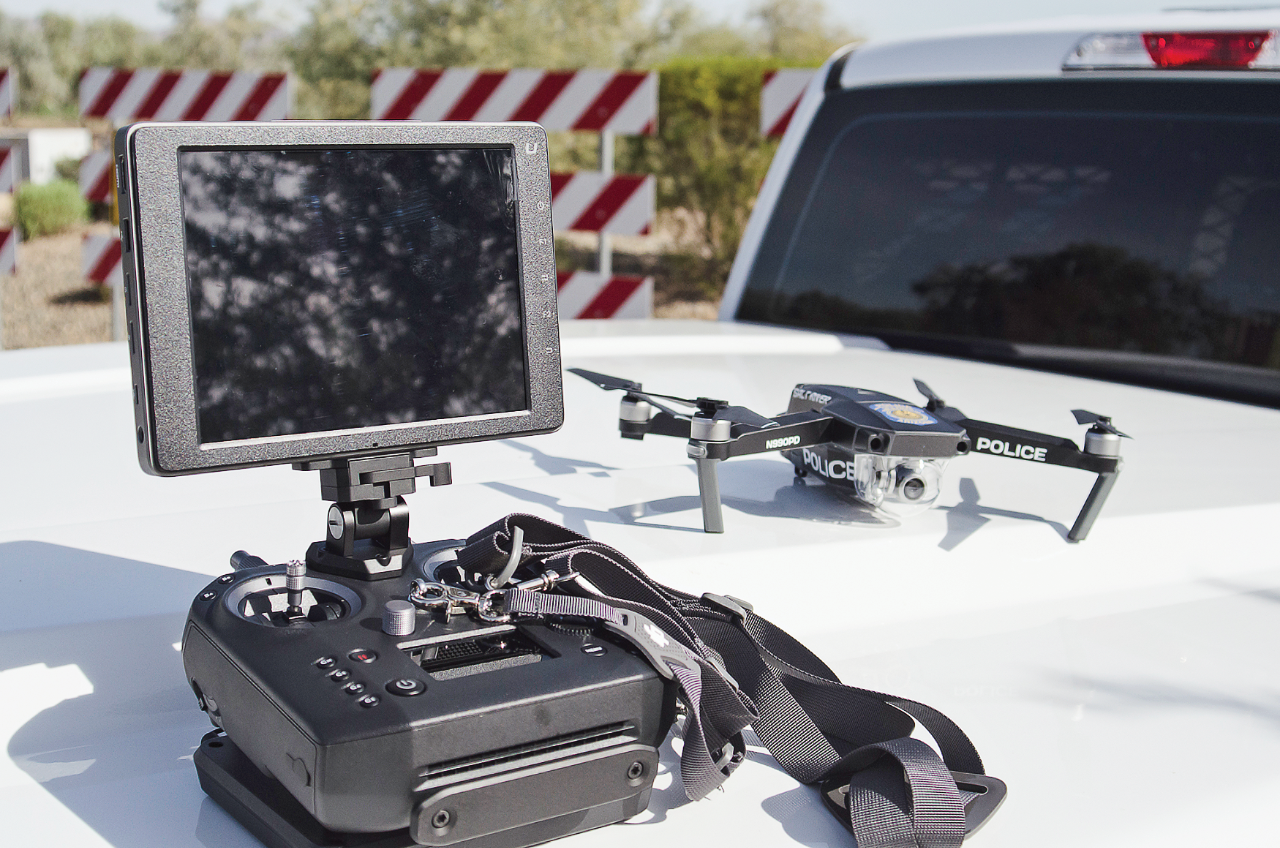 Drones are useful for searches, reconnaisance, photographing crime scenes, and limited surveillance. Photo: Michael Hamann