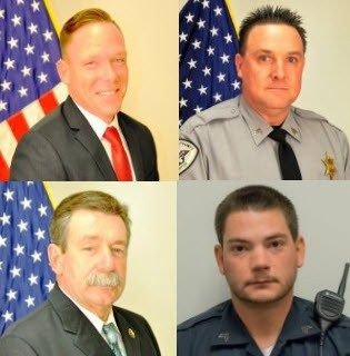 Detective Mike Doty (top left), Sgt. Buddy Brown (top right), Sgt. Randy Clinton (bottom left), and Sgt. Kyle Cummings (bottom right) (Photo: York County Sheriff's Office)