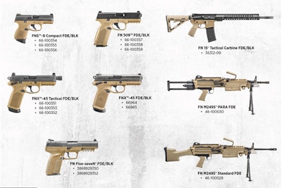 The FN FDE & BLK Series Photo: FN