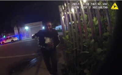 Comedian Hannibal Buress was arrested for disorderly intoxication in Miami late last year. (Photo: Body Cam screen shot)