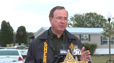 A suspect is dead after firing an AR-15 rifle at deputies, Polk County Sheriff Grady Judd said.