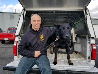 The new Pierce County Sheriff's Office K-9 'Dan' was named for fallen deputy Daniel McCartney by his sons. (Photo: Facebook)