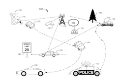 Ford has filed for a patent on an autonomous police car. (Photo: Ford Patent)