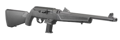 Ruger's new 9mm PC Carbine accepts Ruger and Glock magazines. (Photo: Ruger)