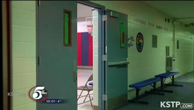 A Minnesota elementary school student fired an officer's weapon while it was still holstered. (Photo: KSTP screenshot)