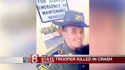 A Connecticut State Trooper died as a result of injuries she sustained in an off-duty head-on crash with a pick-up truck. Trooper Danielle Miller, 27, had to be cut out of her cruiser.